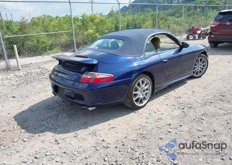 2003 Porsche 911 Carrera/Carrera 4 из США, поврежденный, VIN WP0CA29963S653822